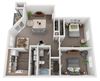 Two Bedroom | One Bathroom